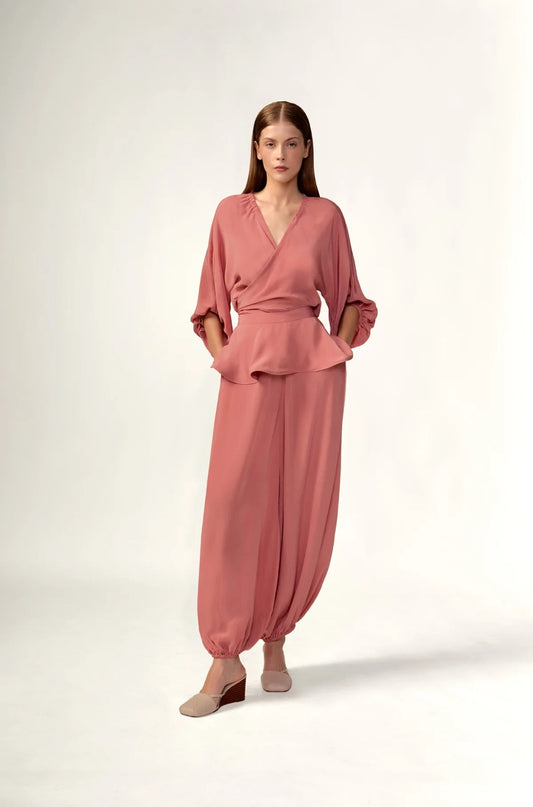 Solid Front-Tie Top