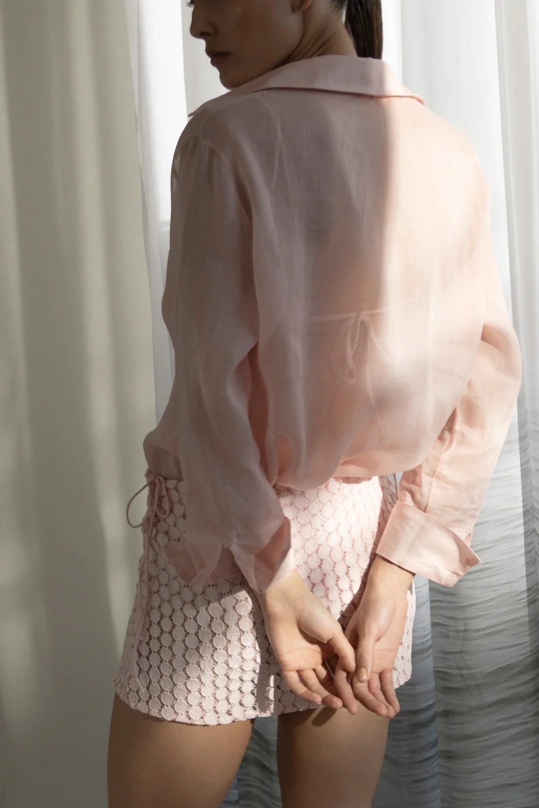 Pink Linen Shirt