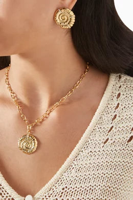Iris Necklace - Gold