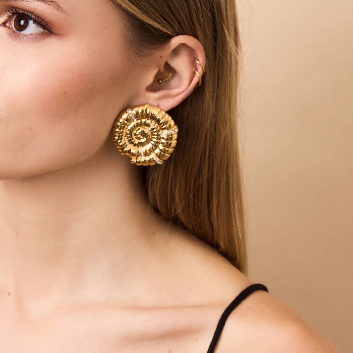 Galia Earrings - Gold