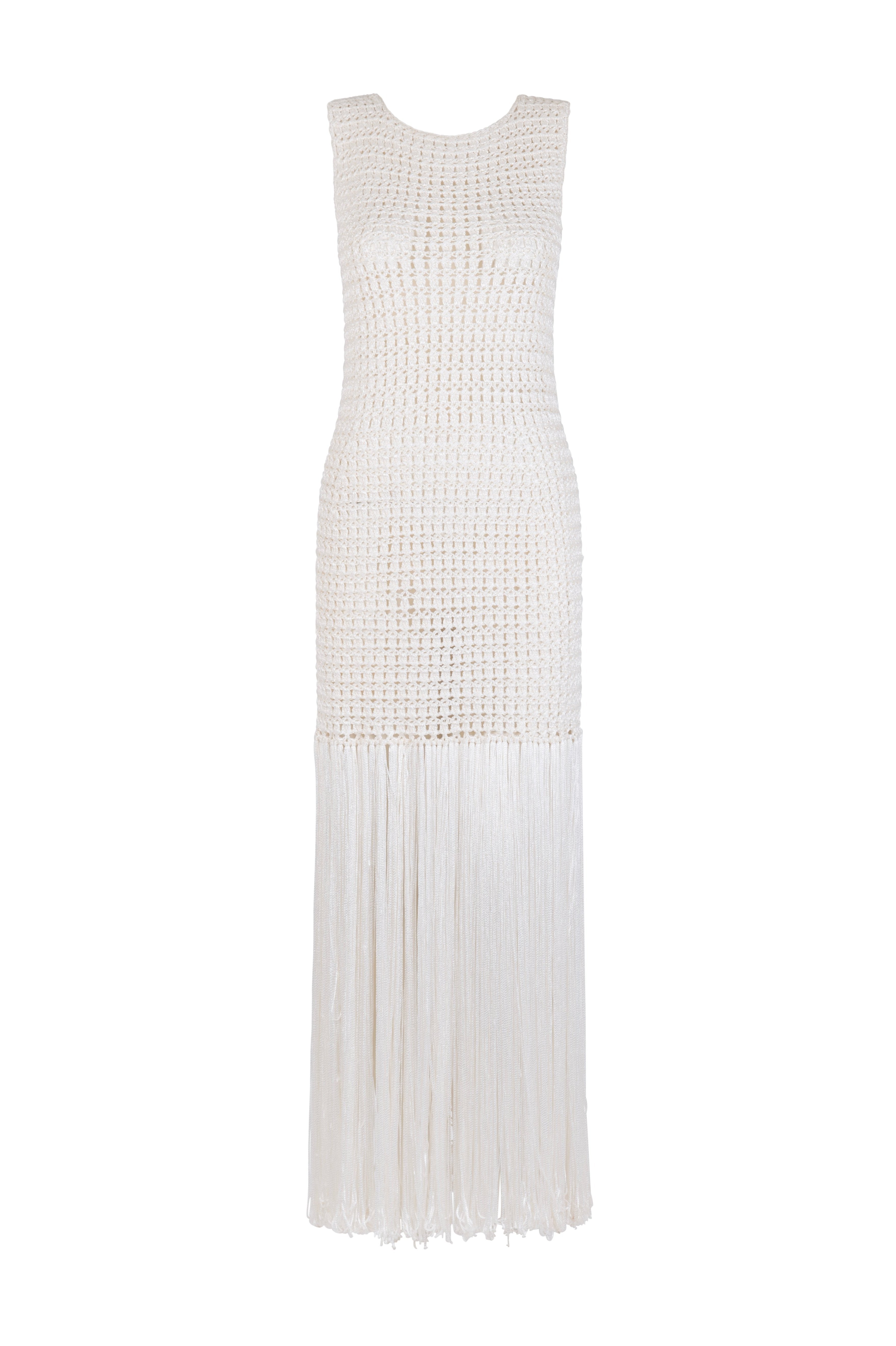 Crochet Fringe Short Dress – World Vestium