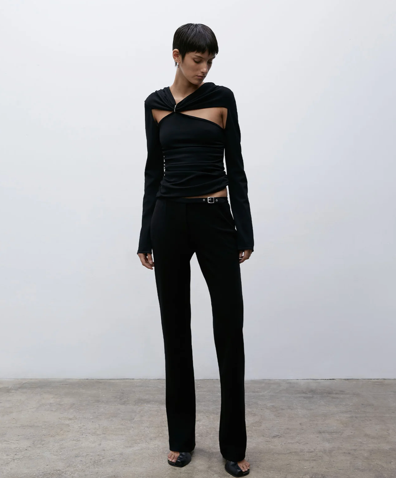 Sleek Belted Pants