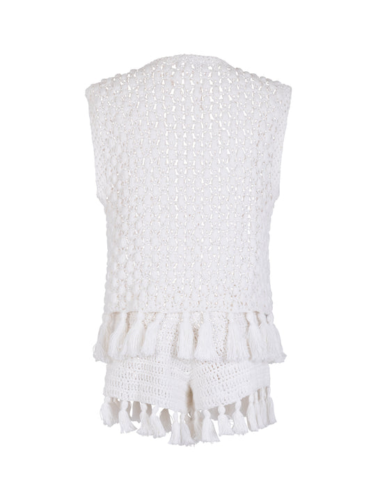 Crochet Tasseled Set