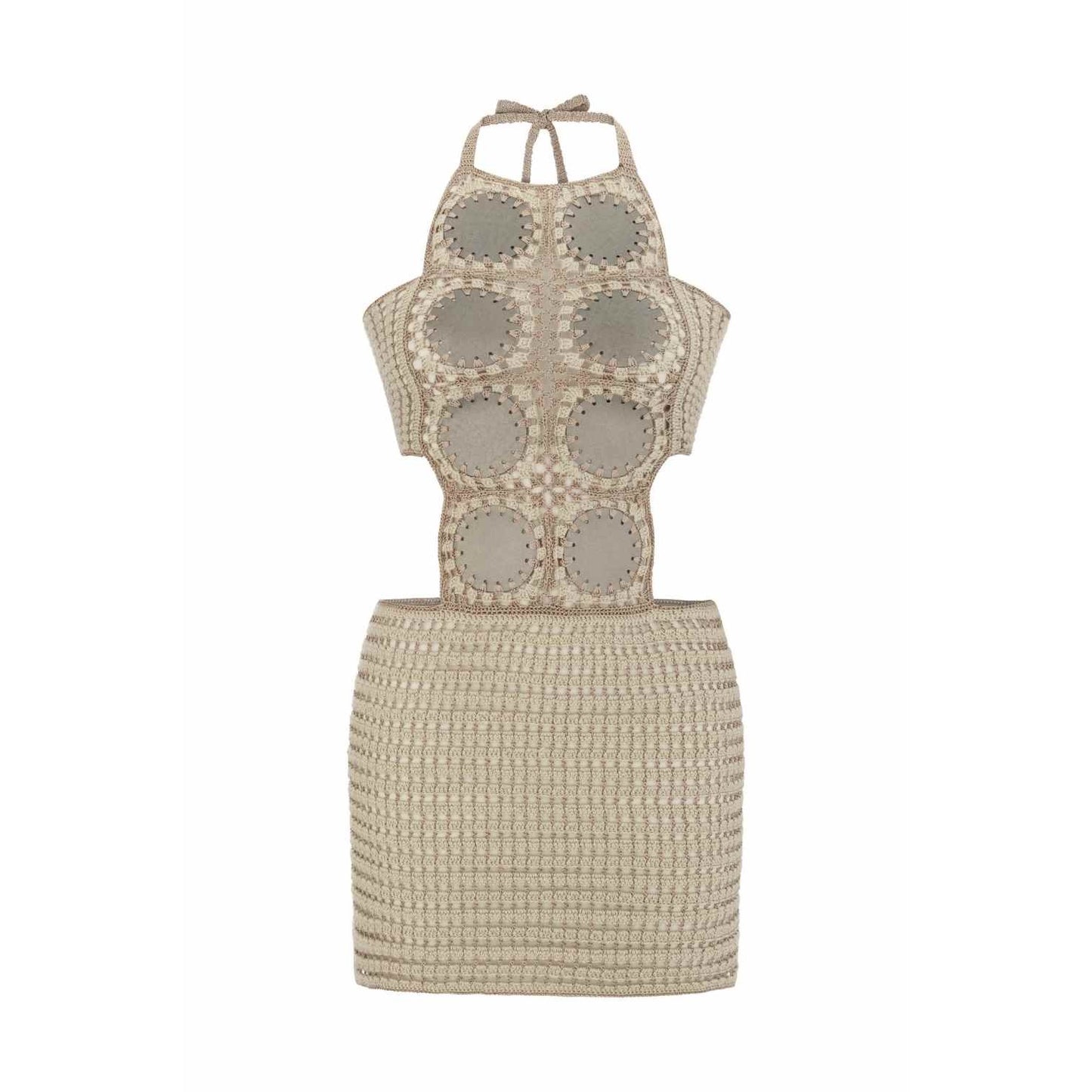 Petit Fours Hand-Crochet Mini Dress