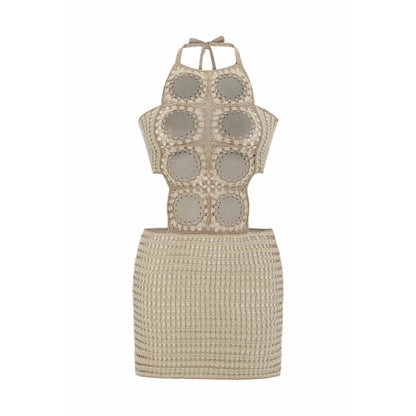 Petit Fours Hand-Crochet Mini Dress