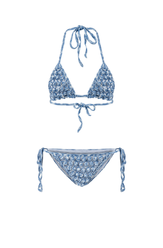 Zenna Hand-Crocheted Bikini Set