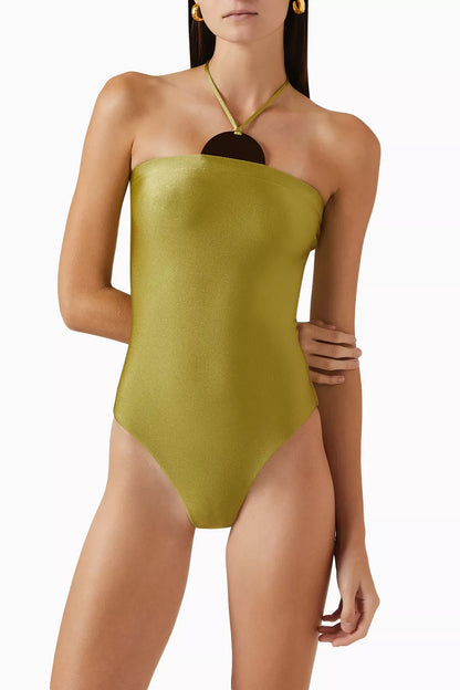 MOBILE APLIQUÉ SWIMSUIT