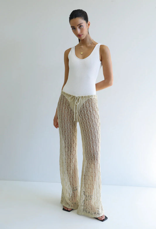Macadamia Crochet Pants