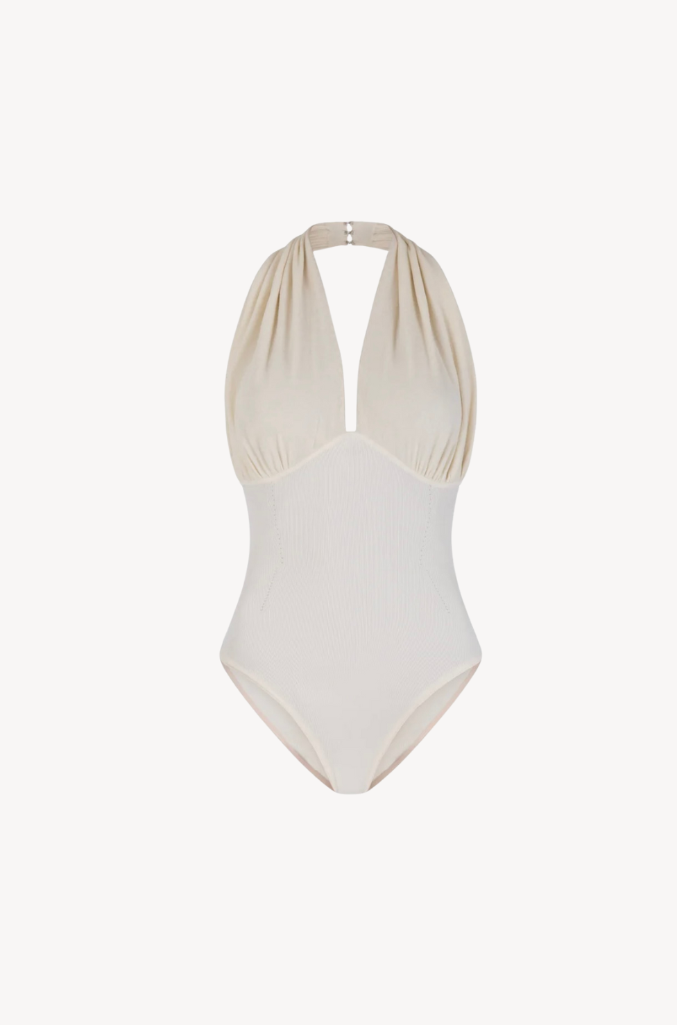 Draped Bodysuit by Paris Georgia — draped luxury bodysuit in modern womenswear silhouette