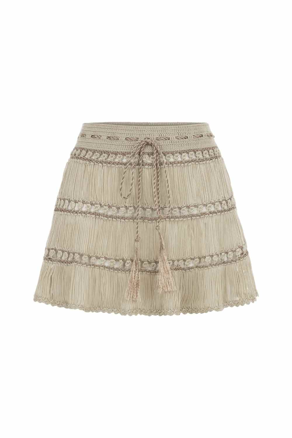 Bonbon Hand-Crochet Mini Skirt