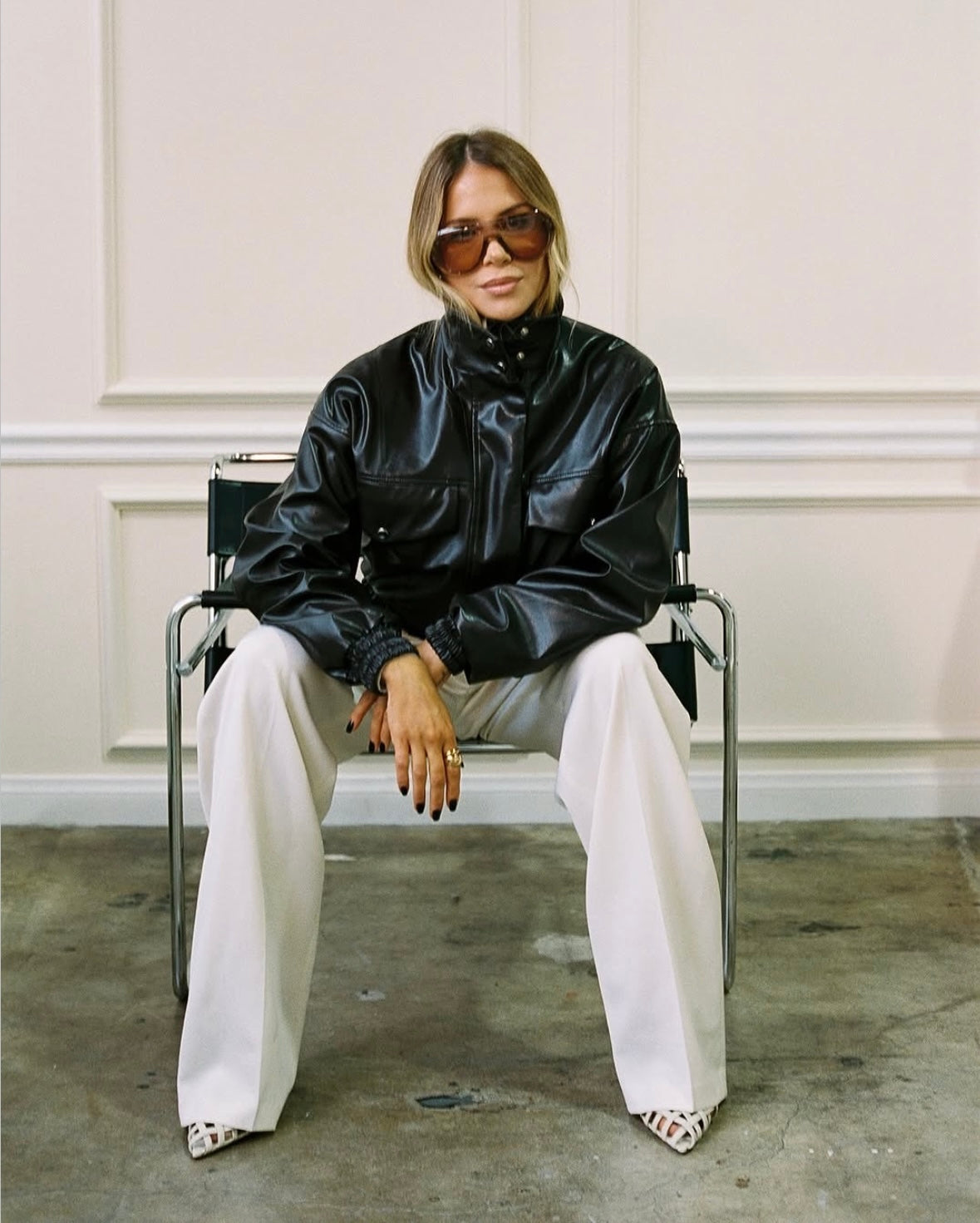 Alma Vegan Leather Jacket