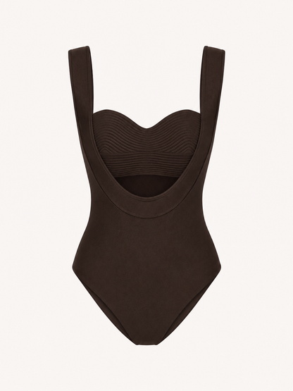 Scallop One Piece Swimsuit