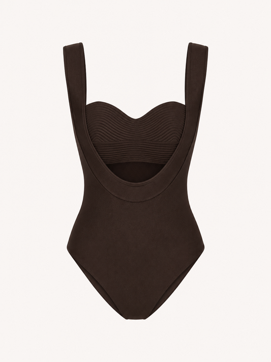 Scallop One Piece Swimsuit