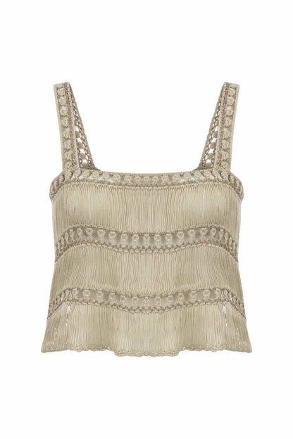 Bonbon Hand-Crochet Top