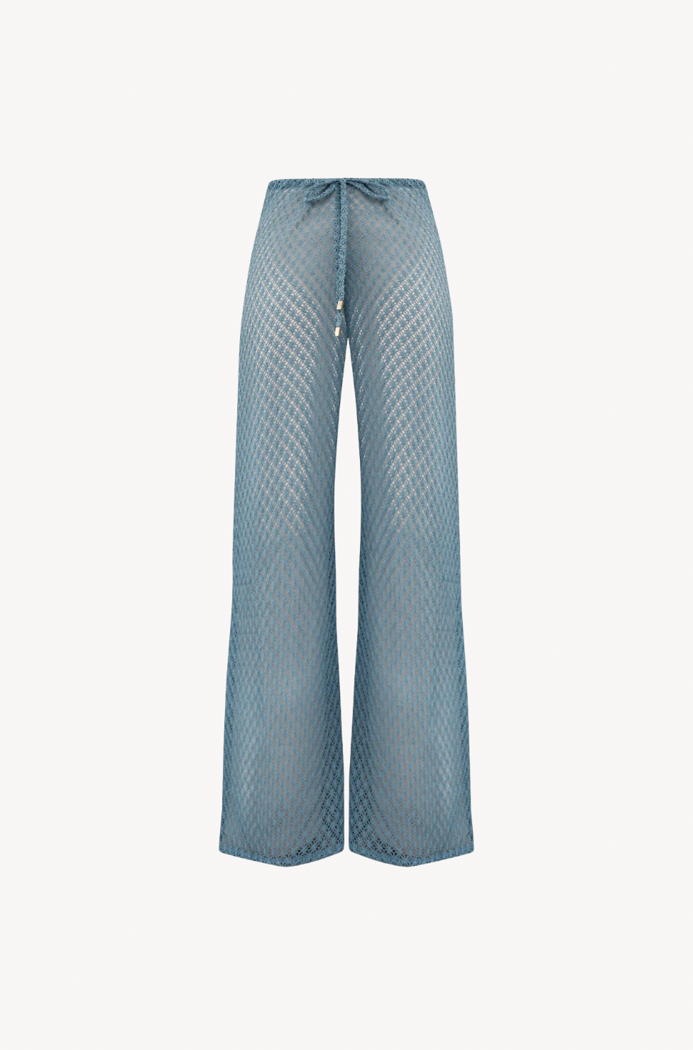 Low Waist Crochet Pants by Ostra — hand-crochet luxury low-waist resort pants