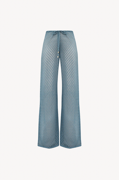 Low Waist Crochet Pants by Ostra — hand-crochet luxury low-waist resort pants