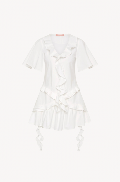 Olympia Dress by Maggie Marylin — luxury resort dress with bold colour and modern cut