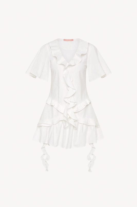 Olympia Dress by Maggie Marylin — luxury resort dress with bold colour and modern cut