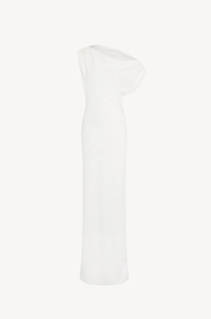 Raina Dress by Paris Georgia — elegant designer dress with modern feminine detailing