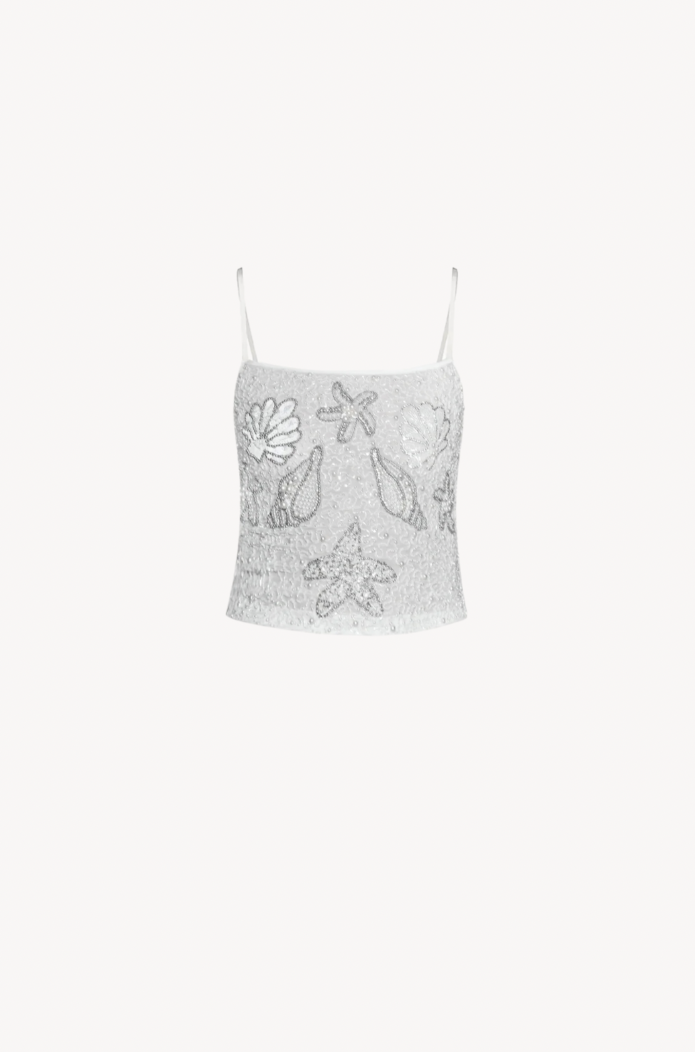 Sea Tank Top by Leslie Amon — luxury Brazilian tank top with ocean-inspired print