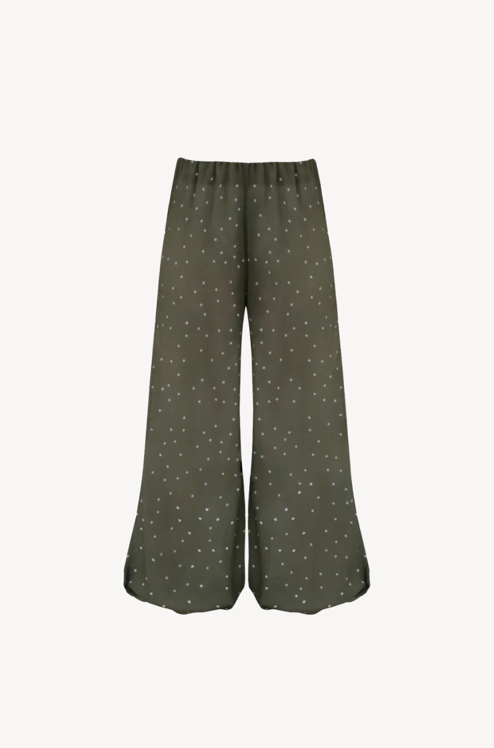Icon Balloon Pants by Ostra — luxury wide balloon pants with bold designer print
