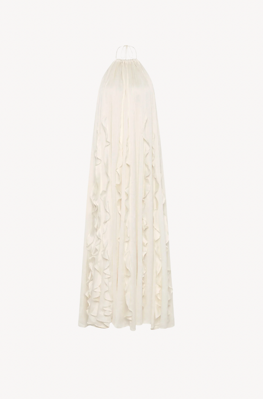 Jellyfish Ruffle Maxi Dress by Maggie Marylin — flowing ruffle maxi dress with jellyfish print