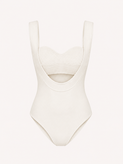 Scallop One Piece Swimsuit