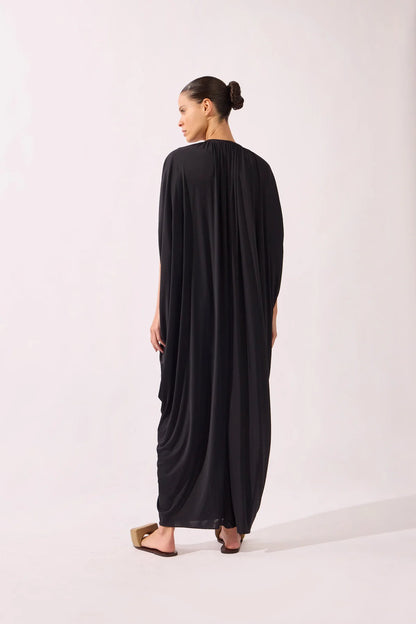 V-Neck Jersey Maxi Dress