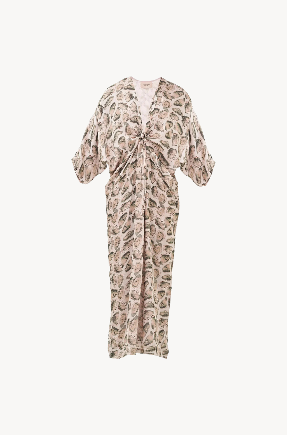 OYSTERS LONG KAFTAN WITH KNOT