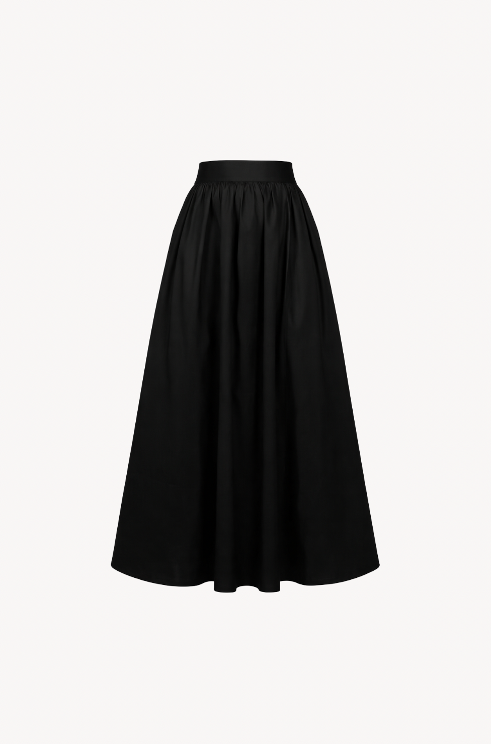 Solid Maxi Skirt