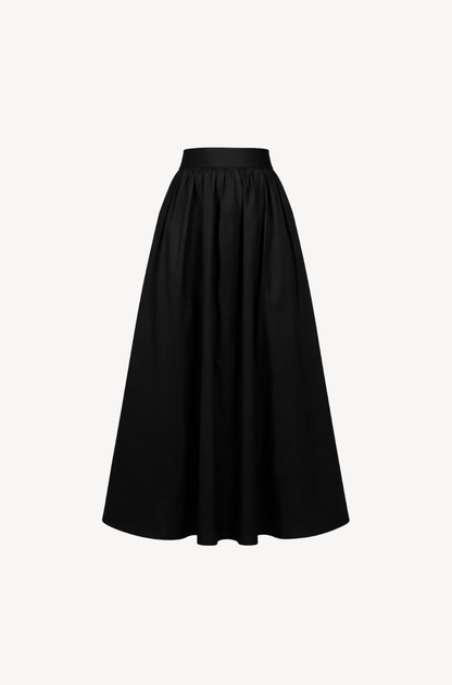 Solid Maxi Skirt