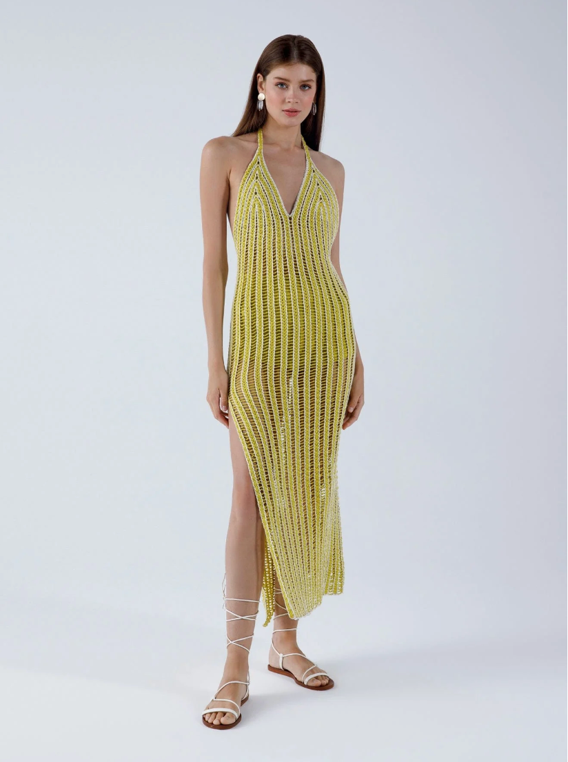 Verbena Halter Dress