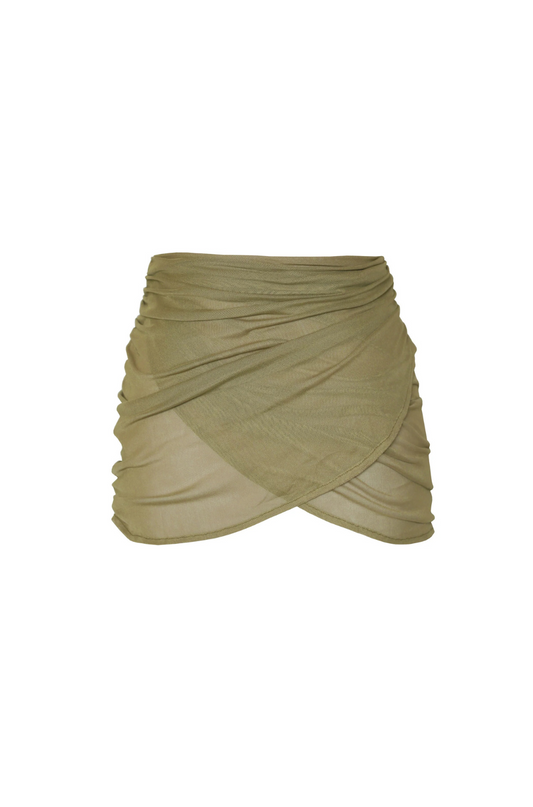 Mesh Cover-Up Skirt