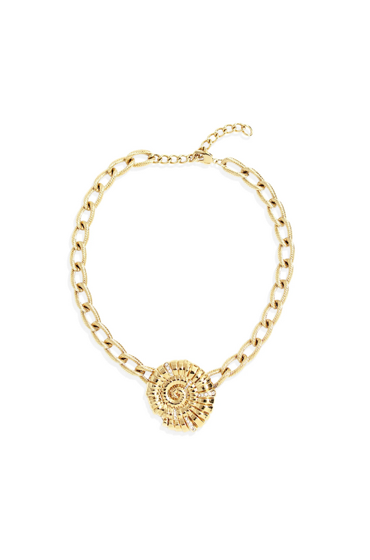 Iris Necklace - Gold